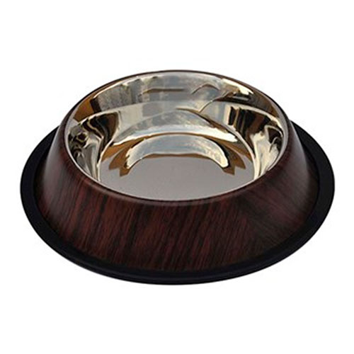Товар: Safari металическая миска имитированная под дерево