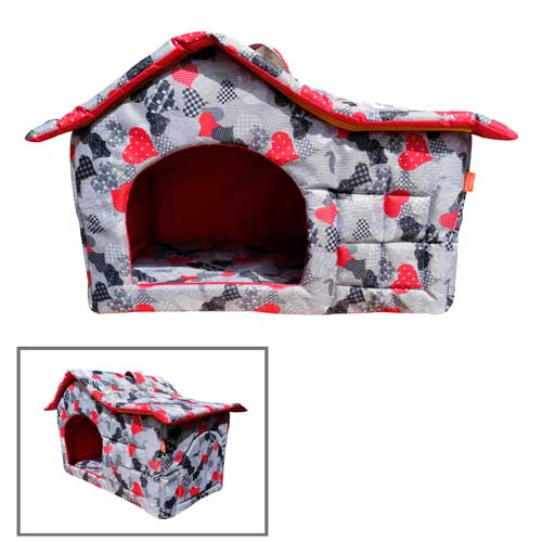 Товар: La vista домик с сердечками серый