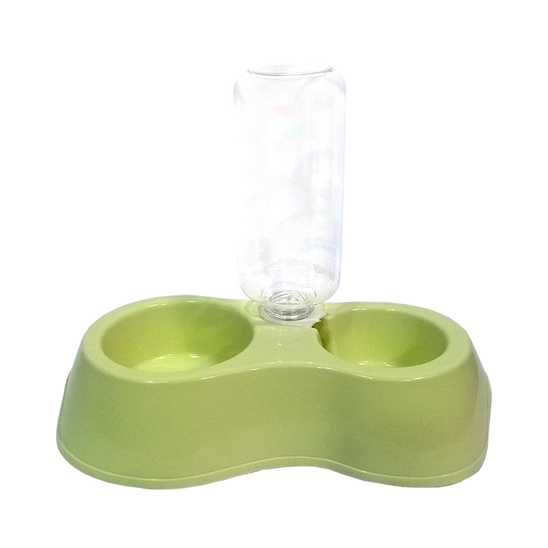 Товар: Двойная миска, с бутылкой для воды