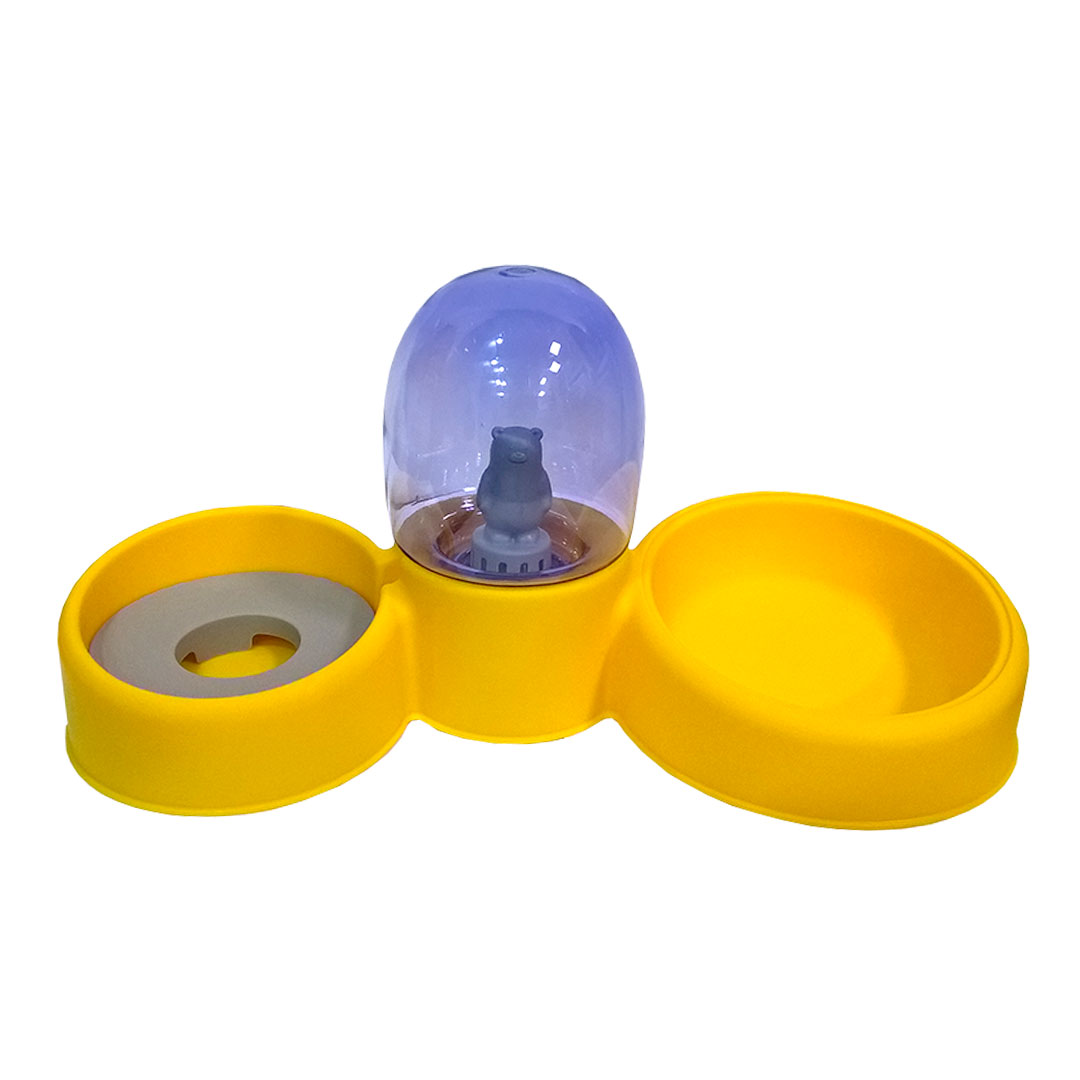 Товар: Двойная миска, с бутылкой для воды