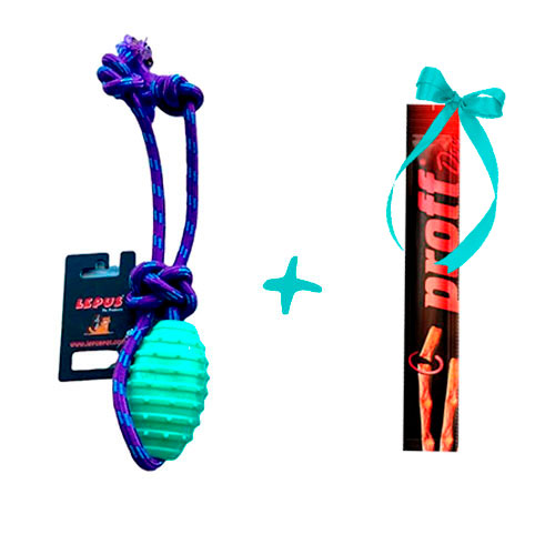 Товар: Lepus Резиновый бочонок с двумя канатиками