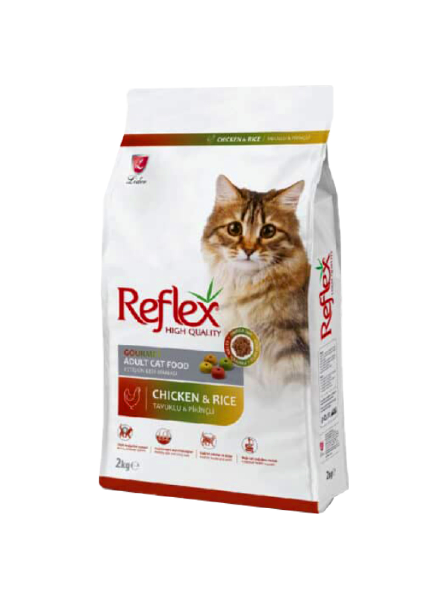 Товар: Reflex Для взрослых кошек - Multi Colour Курица 2кг