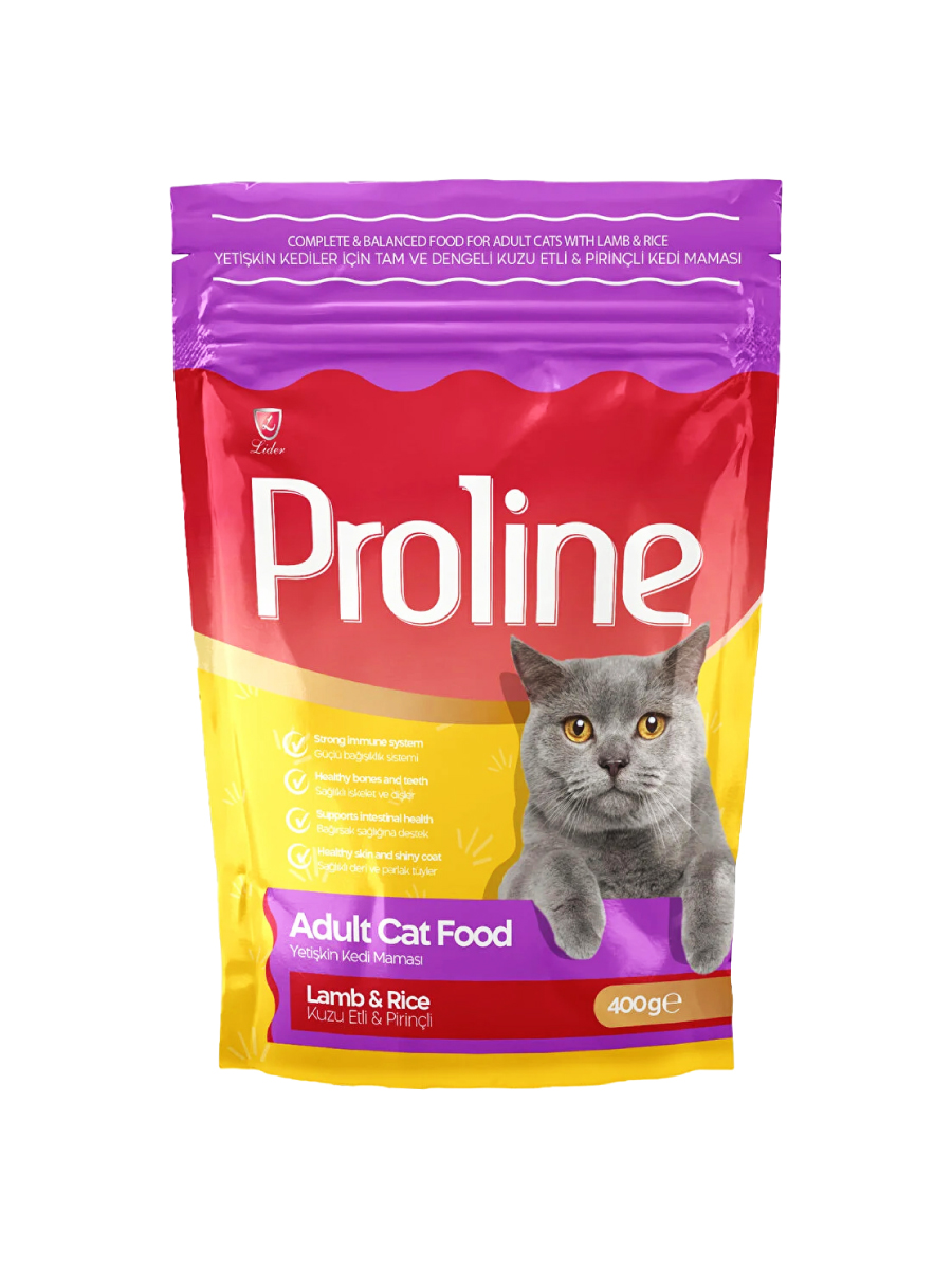 Товар: Proline Для взрослых кошек - Ягненок и рис 400г