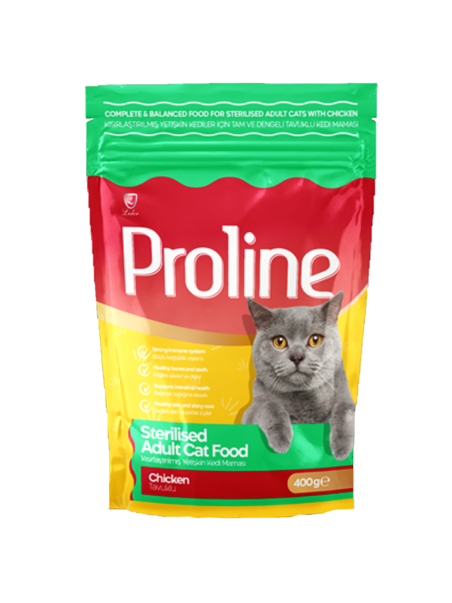 Товар: Proline Для взрослых кошек Sterilised - Курица 400г