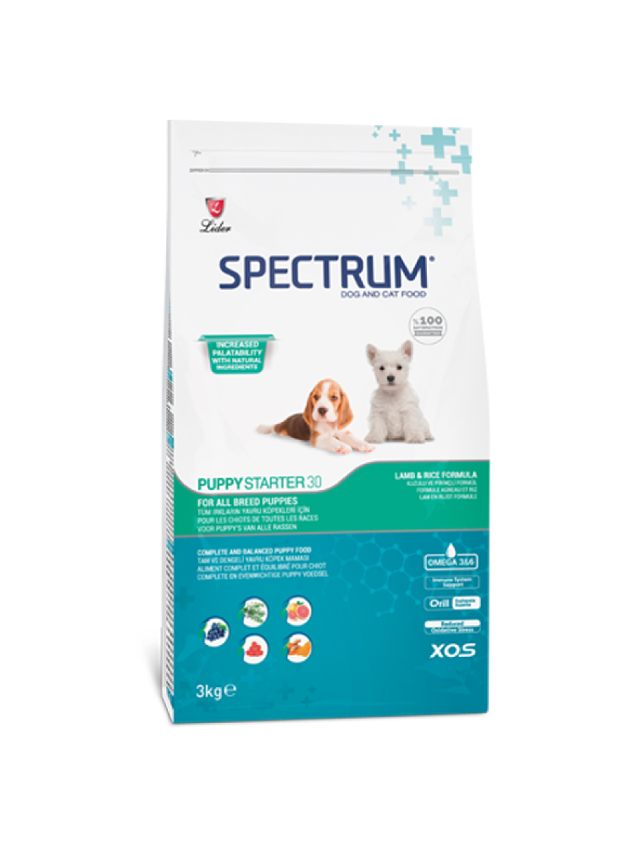 Товар: Spectrum Puppy Starter30 Для щенков всех пород - баранина и рис 3кг