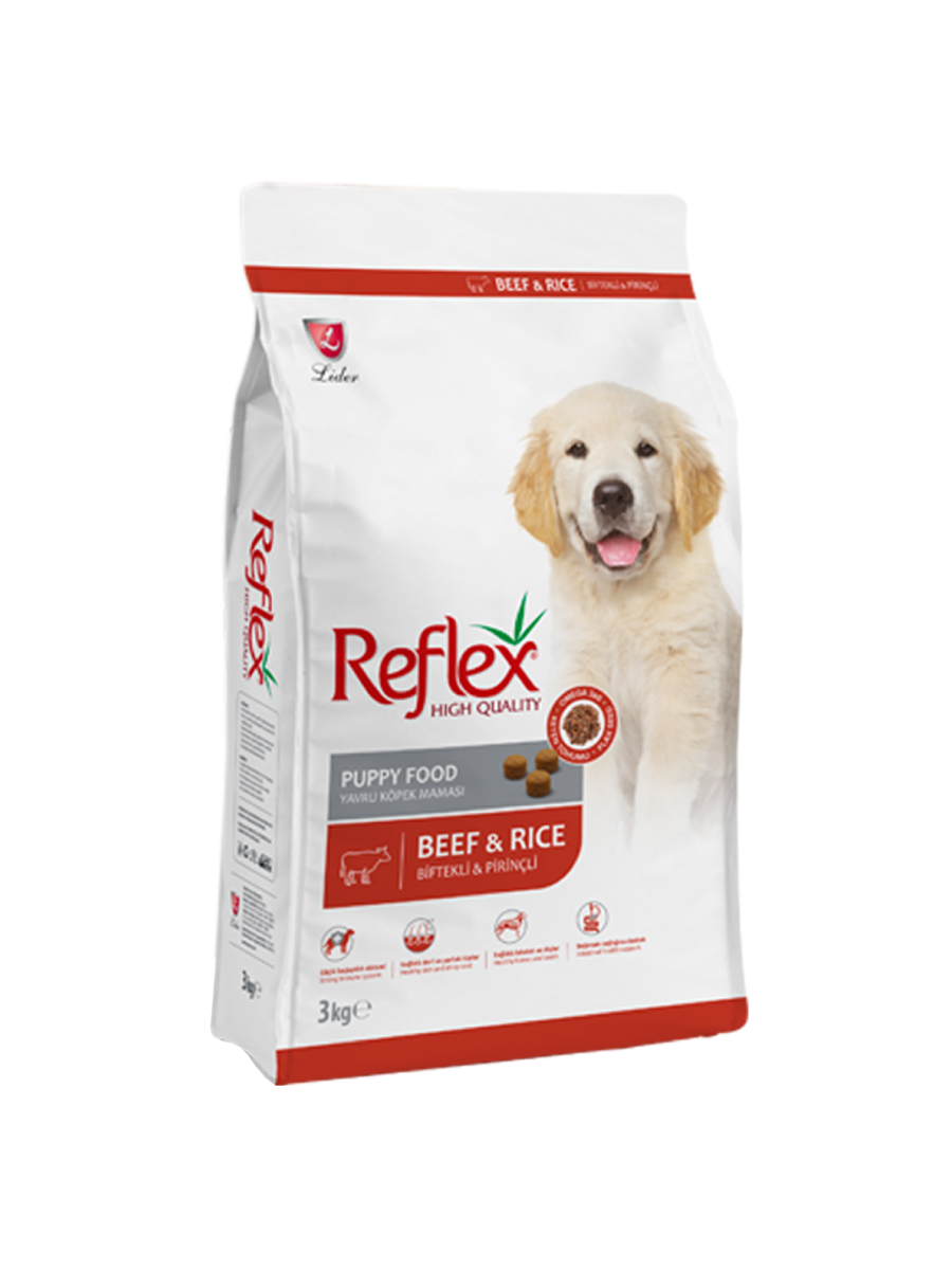 Товар: Reflex Для щенков говядина рис 3кг