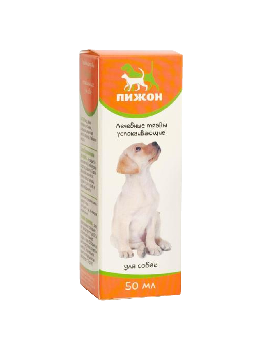 Товар: \"Пижон\" Лечебные травы успокаивающие, для собак, 50мл