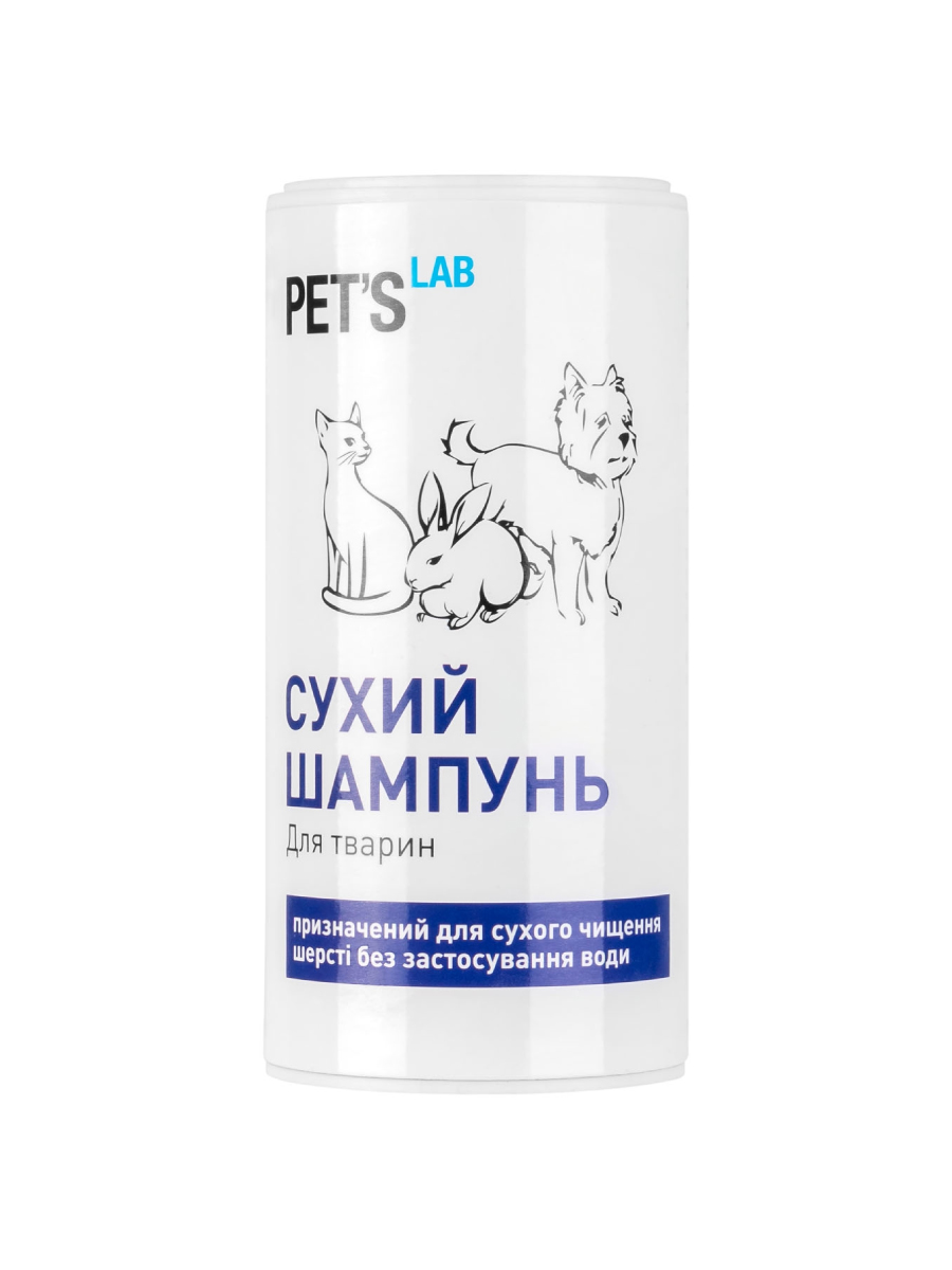 Товар: PETS LAB Сухой зоошампунь для собак и кошек 180г