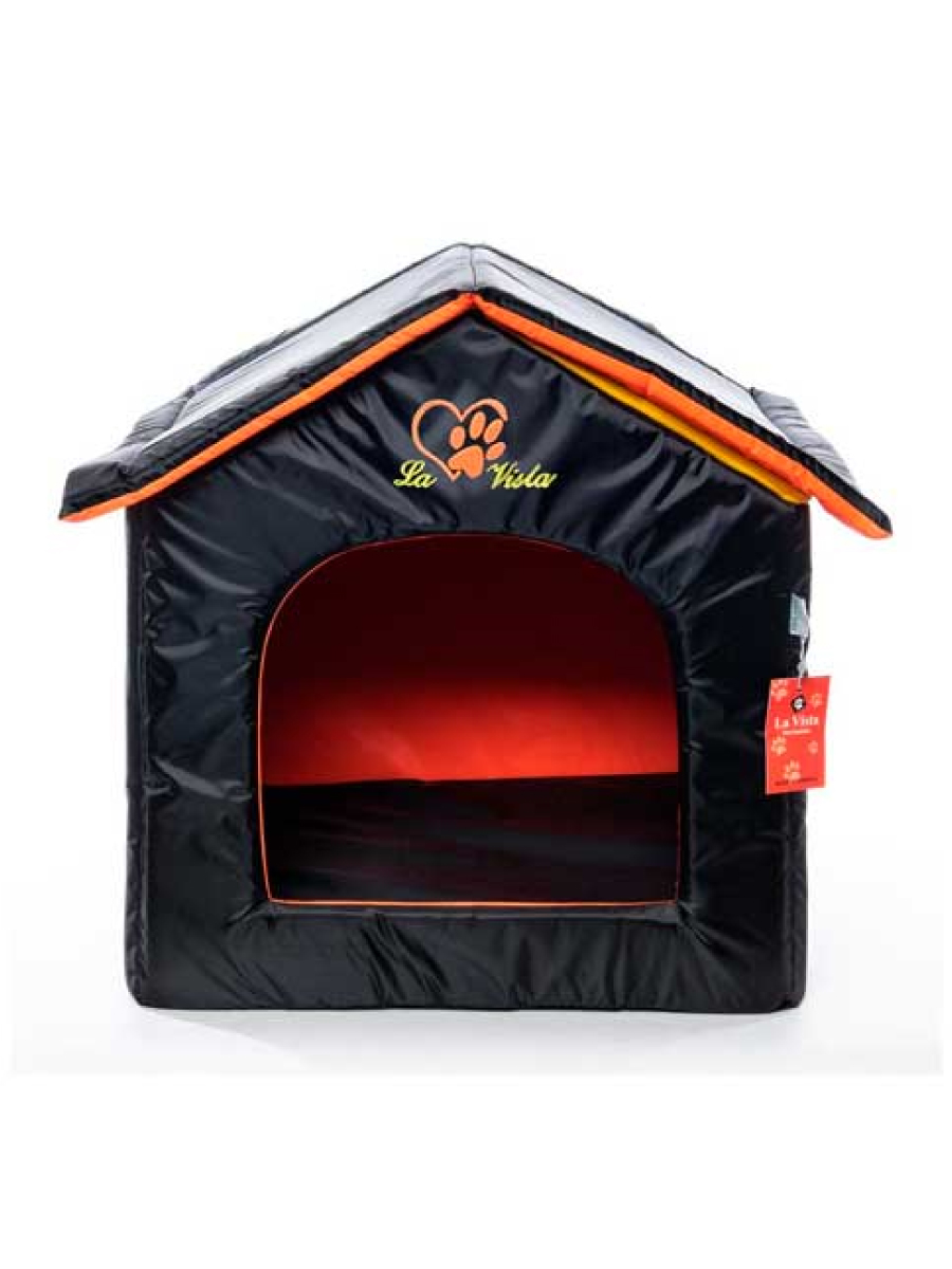 Товар: Lavista Уличная будка для кошек и собак, черная, 50x55x52см