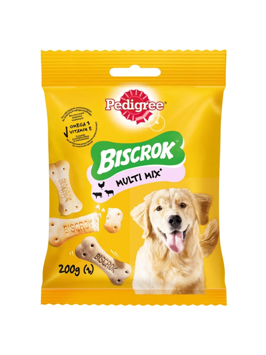 Товар: Pedigree Лакомство для собак - Biscrok Бисквитные косточки, 200г