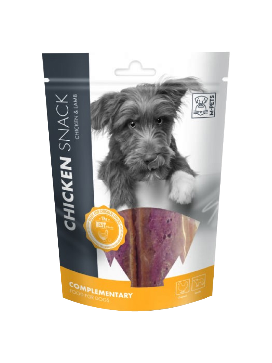 Товар: M-PETS Лакомство для собак - CHICKEN & LAMB SNACK, 80г
