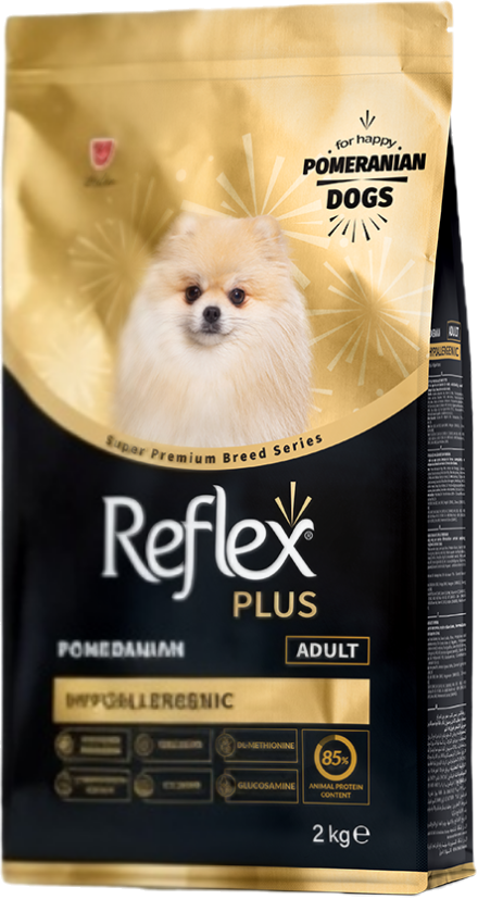 Товар: Reflex plus сухой корм для взрослых собак породы померанский шпиц 2кг 