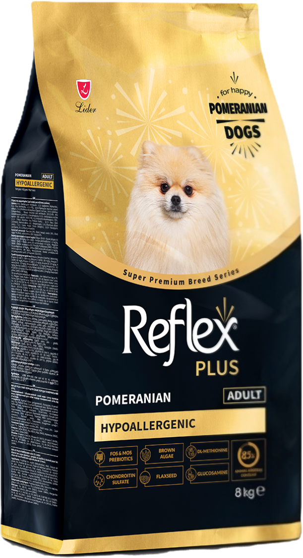 Товар: Reflex plus сухой корм для взрослых собак породы померанский шпиц на развес 1кг