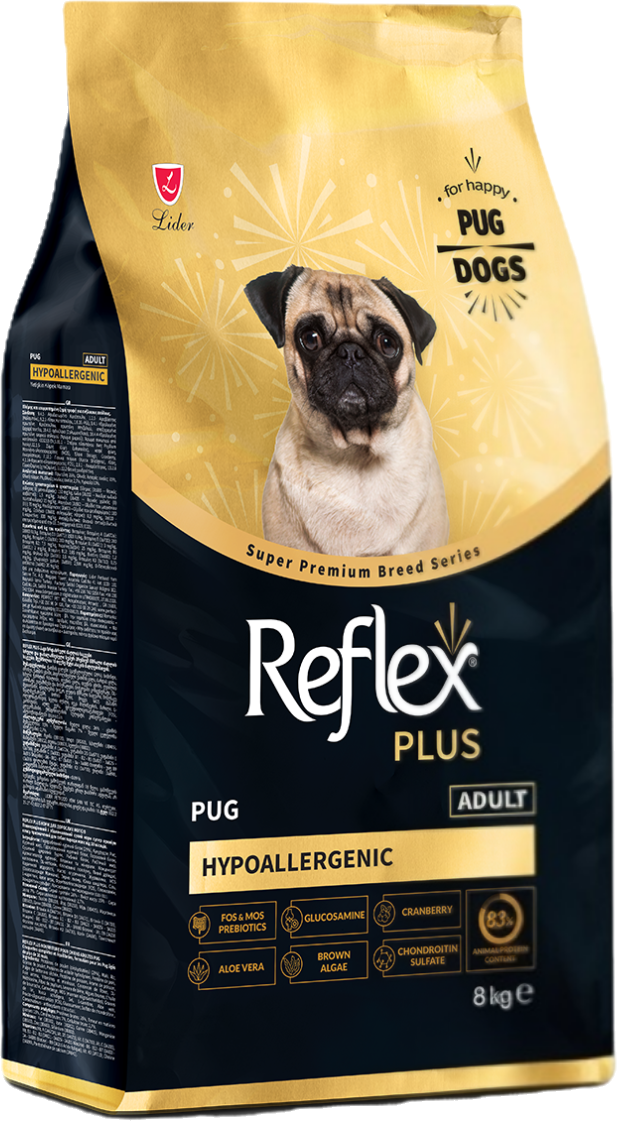 Товар: Reflex plus сухой корм для взрослых собак породы мопс на развес 1кг