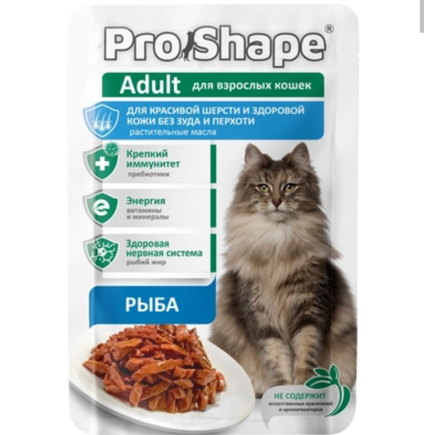Товар: ProShape влажный корм для взрослых кошек для красивой шерсти и здоровой кожи без зуда и перхоти